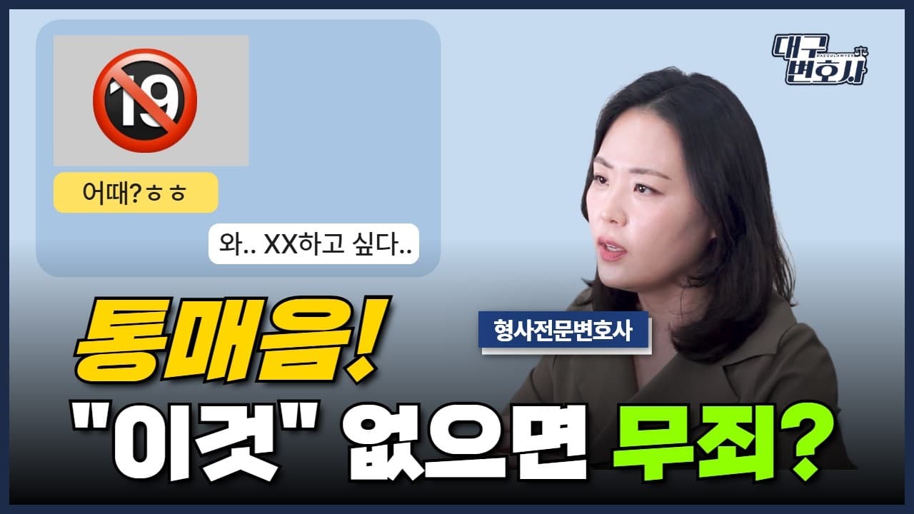 통매음 무죄 받는 법 성적 목적 없었다는 증명이 핵심!