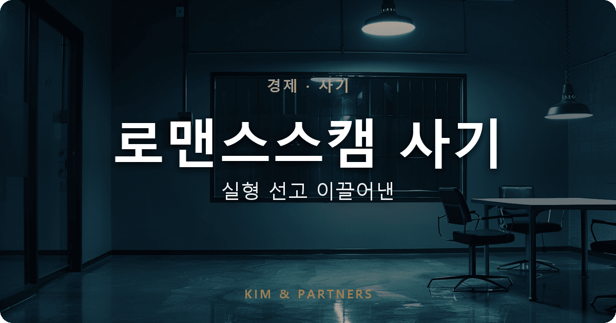로맨스스캠 사기범에게 실형을 이끌어낸 고소대리 변호 사례