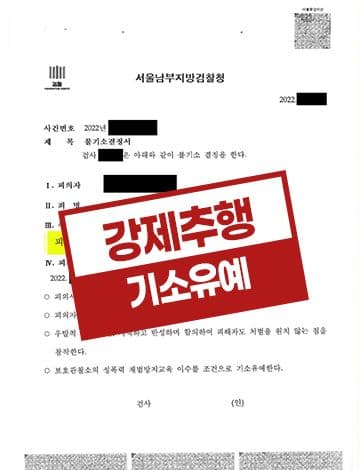 강제추행 기소유예 – 중국인 외국인 성범죄 경찰조사 동행 피해자 합의